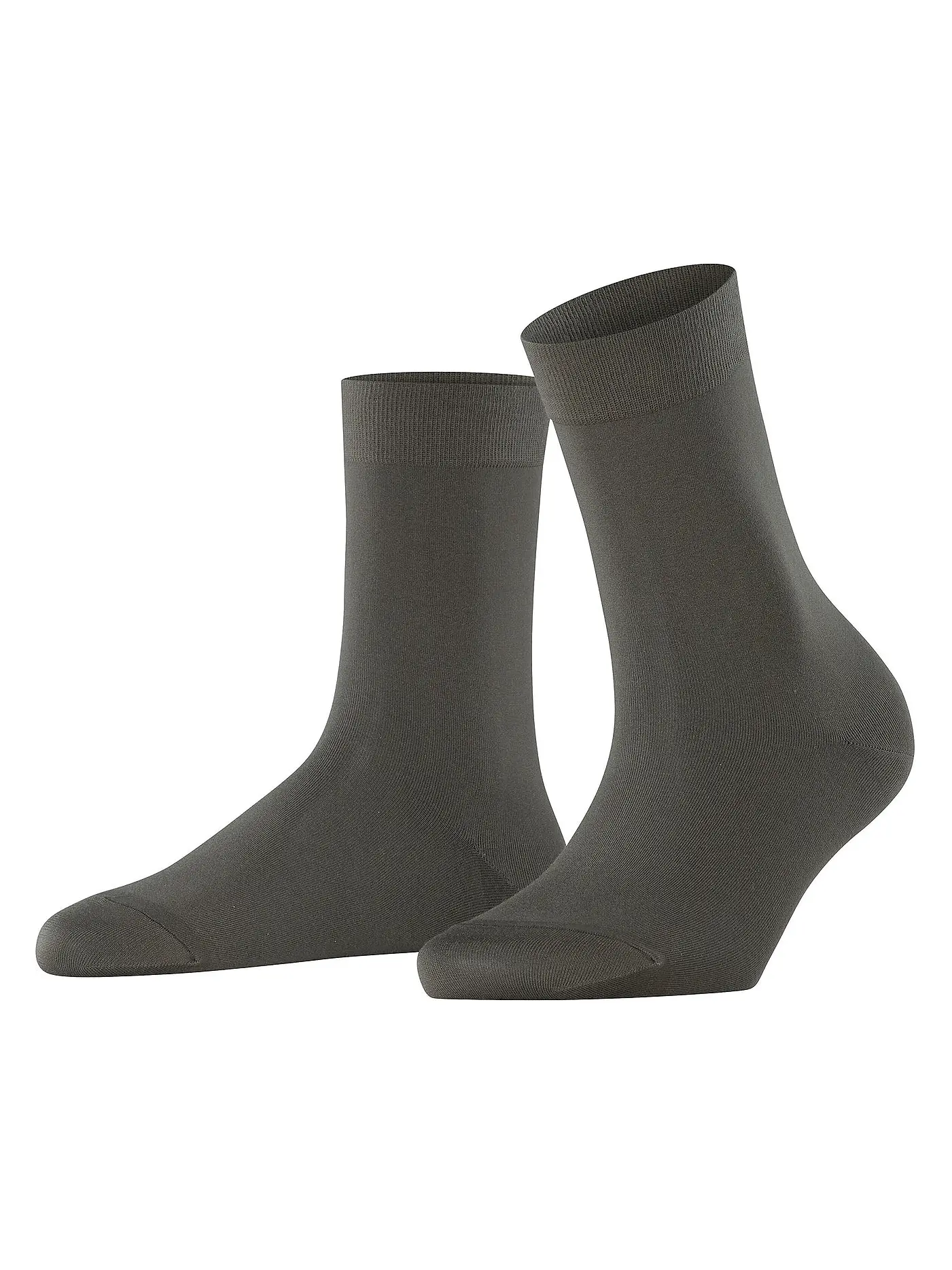 FALKE | Socken COTTON TOUCH black | olive
